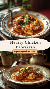 Enjoy this Creamy Chicken Paprikash, a delicious and hearty meal for chilly evenings! Featuring tender chicken in a flavorful paprika sauce, it’s a comforting dish that’s easy to prepare. Perfect for family dinners, this recipe is a must-try for your fall recipes collection. Serve with bread to soak up the delicious sauce!