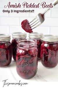 Amish Pickled Red Beets (only 3 ingredients!) – This Mom Cooks