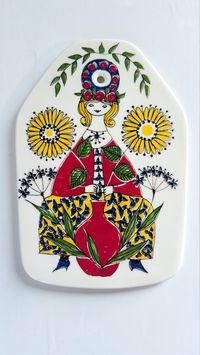 Figgjo Turi Design Mons og Mille Trivet  Wall by fcollectables