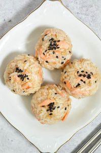 Salmon Rice Balls are a terrific quick-meal to go recipe for anyone who is looking to pack more Omega-3 into every meal to stay strong and healthy.