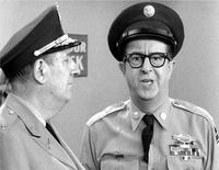 The Phil Silvers Show - 1955-1959 --- or if you watched it on re-runs, it often was named Sgt. Bilko. The show had some great character actors on it. It took place on an Army base that was supposed to be located in Kansas. Pictured: Col. Hall and Bilko