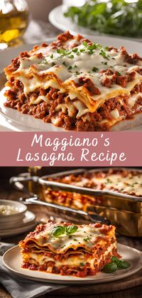 Maggiano’s Lasagna Recipe | Cheff Recipes