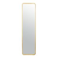 Rectangular Brass Standing Full Length Mirror by World Market