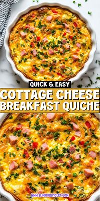 Start your day with a crustless cottage cheese breakfast quiche that’s high in protein and low in carbs! Easy to make and packed with nutrients, it’s perfect for a healthy morning meal. Save this pin and check out the recipe for a delicious breakfast!