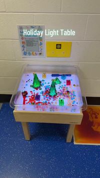 🎄✨ Check out our magical light table transformation! Using green Magna-Tiles, we've built a sparkling tree, adorned with magnetic bingo chips and bells. Plus, magnetic blocks from Lakeshore Learning are crafted into adorable presents. A delightful way to explore light, color, and design! #LightTableMagic #MagnaTilesTree #CreativePlay #PreschoolVibes #HolidayLearning #PreschoolTeacher Official Account