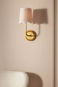 Coastal Scalloped Sconce | Anthropologie