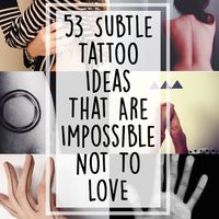 53 Subtle Tattoo Ideas That Are Impossible Not To Love