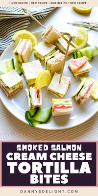 These Smoked Salmon and Cream Cheese Tortilla Bites are the perfect party appetizer! Combining rich, smoky salmon with cool, refreshing cucumber and tangy cream cheese, these bites are layered inside soft tortillas for the ultimate handheld snack. With just a few simple steps, you can create a flavor-packed appetizer that's sure to impress your guests.