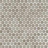 360 3/4" x 3/4" Penny Round Matte Mosaic Tile in Pumice