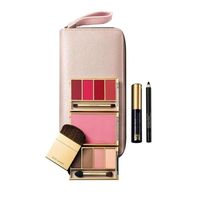 PERFECT FOR WORK AND TRAVEL Weather its for quick touch ups before meetings, heading from the office straight to dinner and drinks with friends, or freshening up before getting off a plane, this compact Estée Lauder kit has all the essentials for the modern woman to travel beautifully with this easy colour companion for eyes, lips and cheeks. No matter where you are, get ready in a snap with elegant shades by your side. The must have essential touch up kit for your handbag. features soft hues ac