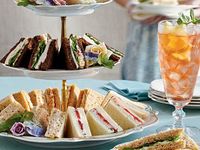 Orange and Cranberry Tea Sandwiches