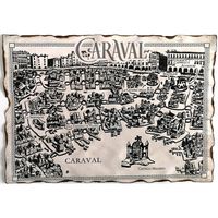 ✨Map of Caraval✨ CR- CARAVAL🎪 (pg no. 139) Scarlett and Donatella Dragna's journey from the mundane to the magical begins with their escape from the oppressive clutches of their father on the Isle of Trisda. Raised on stories of the enchanting Caraval, a game of mystery and wonder, hosted annually by the elusive Master Legend, the sisters have longed to experience its magic firsthand. Their adventure gains momentum when Scarlett's persistent letters to Legend finally yield an invitation, not ...