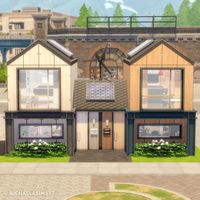 Eco Duplex ♻️ Two small rental units, each for 2 sims, with identical layouts but different color schemes! The left one is more girly with a soft pink color scheme, while the other is darker with black and red accents. No CC and Maxis Match the sims 4 house exterior || the sims 4 exterior || the sims 4 house || the sims 4 house ideas || sims 4 houses || sims 4 house plans #thesims4 #simshouse #simsbuild #showusyourbuilds #sims4maxismatch #sims4housebuild #simshome #dreamhouse #sims