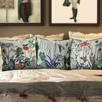 Wildflower Bloom Swan Cushion By Fab Funky Home Decor | notonthehighstreet.com