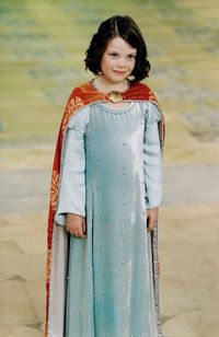 I love this dress. Making a doll-sized remake of it was one of my favorite sewing projects yet. :) Lucy's Coronation Gown and Cape, #Narnia