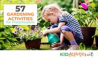 Let's talk gardening activities for preschoolers! These gardening ideas are a great way to help build a love for gardening within a child while having fun.