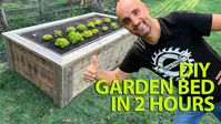 How to Build a Raised Garden Bed from deck boards