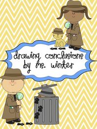 FREE Drawing Conclusions Activities - Mystery Bags, Descriptive Writing, and Independent Practice