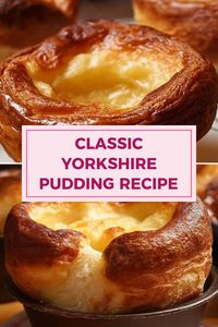 Looking to create the perfect Yorkshire pudding? This simple recipe delivers tall, crispy Yorkshire puddings with a light and airy inside, stunning golden-brown on the outside. Ideal for your Sunday roast or holiday meal, they soak up gravy beautifully! By using just a few ingredients like flour, eggs, and milk, you can enjoy unbeatable homemade presents on your dinner table. Dive into comforting family traditions with this easy Yorkshire pudding recipe you'll love or save for later!