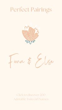 Double the joy, double the charm – let's dive into the wonderful world of twin girl names! If you're on the hunt for twin girl names or simply exploring baby names, this journey offers a delightful exploration of the unique combinations that make twins' names truly special.