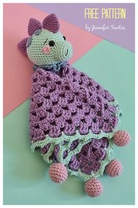 10+ Dinosaur Lovey Crochet Patterns - Page 2 of 3