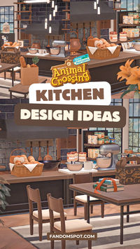 Kitchen design interior inspiration for Animal Crossing: New Horizons