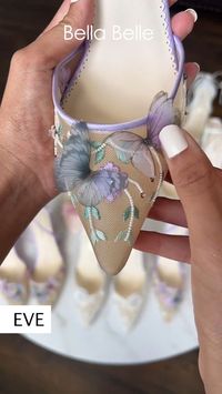 The most enchanting wedding shoes you've ever seen! From classic ivory heels to colorful shoes that add a pop of personality to your big day, you'll find your dream wedding shoes at Bella Belle.