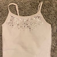 Limited Too | Shirts & Tops | White Sparkle Cami | Poshmark