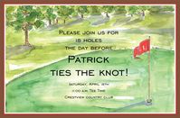 Personalized Golf Green Invitations