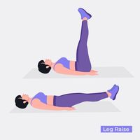 Vector leg raise exercise woman workout ... | Premium Vector #Freepik #vector #gym-equipment #woman-training #fitness #gym-illustration