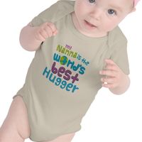 My Nanna is the Best Hugger in the World T Shirt #Nanna #kidsapparel