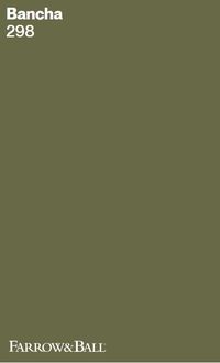 Farrow & Ball Bancha 298 paint color swatch. #farrowandballbancha