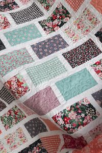 Layer Cake Friendly Pattern: Brickyard - Diary of a Quilter - a quilt blog