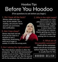 Before you Hoodoo