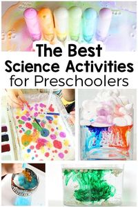 These science activities for preschoolers are sure to be a hit! From science experiments to sensory explorations to STEAM activities, plan your science lessons with these hands-on activities!