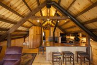 Barn Loft Living Space | Sand Creek Post & Beam  https://www.facebook.com/SandCreekPostandBeam