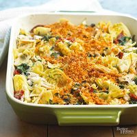 Chicken Florentine Artichoke Bake