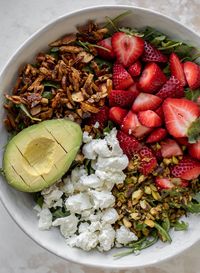 strawberry crunch salad