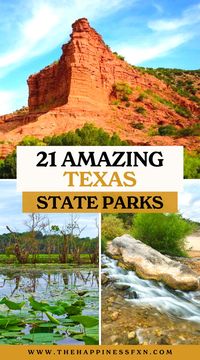 21 Amazing Texas State Parks | If you want to explore the great outdoors in Texas, you’ll find no shortage of parks. Although Texas is home to two National Parks and various regional, city, and county parks, the outdoor spaces managed by Texas Parks and Wildlife are some of the state’s most beautiful and historic spots. Check out my blog to know more. | stateparks in texas | places to visit in texas | texas travel guide | texas travel tips