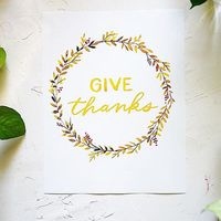 Give Thanks Watercolor Art Kit