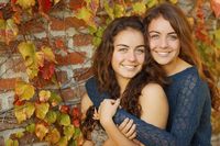 Sisters Senior Portraits with Mia & Quinn Xifo at the San Juan Capistrano train station.