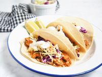 Spicy Jackfruit Tacos w/ Lime Slaw – Like A Vegan