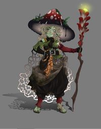 ArtStation - New D&D character, Dott she is a Goblin Druid