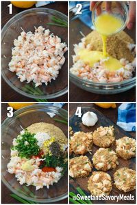 Air Fryer Shrimp Cakes - Sweet and Savory Meals