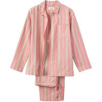 Toast Woven Dobby Stripe Pyjama (355 BRL) ❤ liked on Polyvore featuring intimates, sleepwear, pajamas, pale red, cotton pyjamas, red pajamas, cotton sleepwear, cotton pjs and cotton pajamas