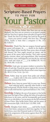 Scripture-Based Prayers to Pray for Your Pastor 50-pack