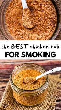 This homemade Dry Rub for Chicken is the perfect blend of sweet, savory, and spicy, made with everyday ingredients. This BBQ rub for chicken leaves a beautifully caramelized crusty and crackly exterior. It is the perfect rub for grilled chicken or chicken that is smoked, oven-baked, or cooked in the Air Fryer or Instant Pot. You can use it on chicken breasts, chicken wings, chicken quarters, and chicken legs. #spice rub #dryrub #chickenrub #grilled chicken