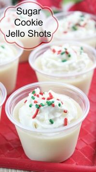 Christmas Sugar Cookie Jello Shots!