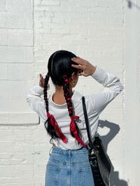 bows, bow fashion, bow aesthetic, ribbon hair, ribbon hairstyles, bow hairstyles, easy hairstyles, braid hairstyles, coquette aesthetic, nayydayanara, nayahna trevino, outfit inspo, fashion inspo, spring fashion, winter fashion, outfit ideas