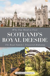 Royal Deeside is a beautiful part of Scotland that you simply have to explore. With highlights such as Balmoral Castle, Ballater and Braemar (home to the world-famous Braemar Highland Games), it’s a gorgeous travel destination that you shouldn’t miss. Check out my guide to how and why you should travel to Royal Deeside: the best things to do, places to stay and eat during your trip. #travel #UK #royalfamily #scotland